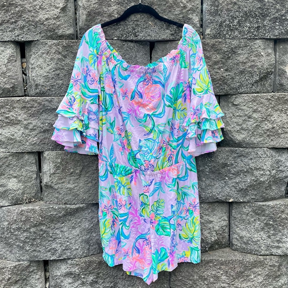 NWT Lilly Pulitzer Calla Romper Size Large